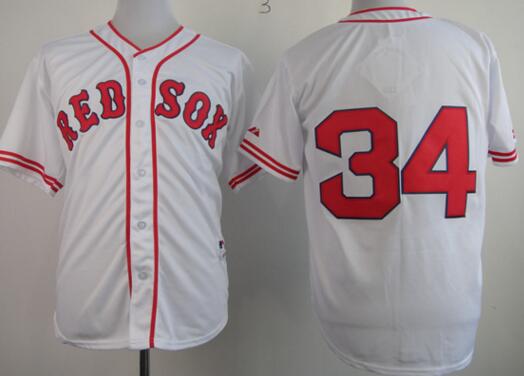 Boston Red Sox 34 David Ortiz white mlb jersey