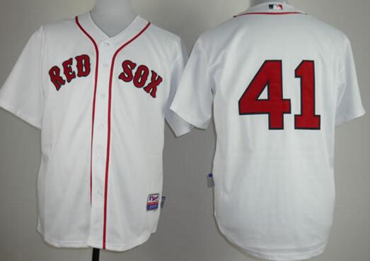 Boston Red Sox 41 White men baseball mlb Jerseys