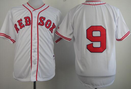 Boston Red Sox 9 White men baseball mlb Jerseys