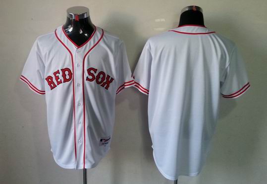 Boston Red Sox Blank White men baseball mlb Jerseys