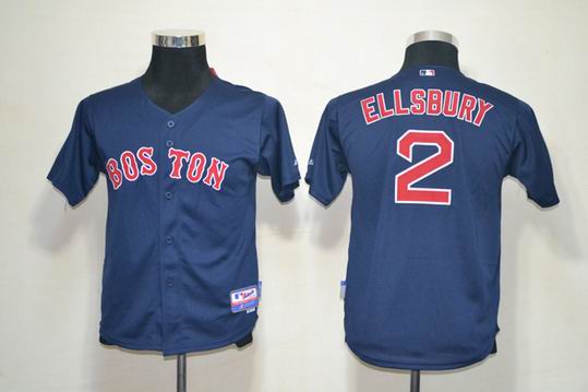 Boston Red Sox ELLSBURY 2# blue kid mlb jerseys