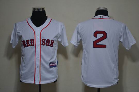 Boston Red Sox ELLSBURY 2# white kid mlb jerseys