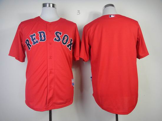 Boston Red Sox blank red men baseball mlb jerseys