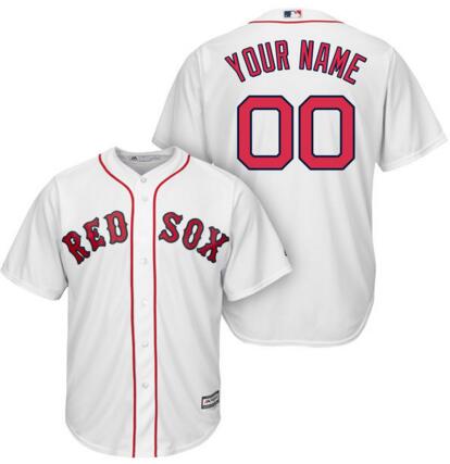 Boston Red Sox jerseys  Majestic White Cool Base Custom any name number