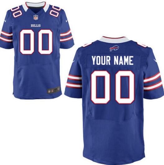 Buffalo Bills Nike Royal blue Custom Elite Jersey for Men women youth kids