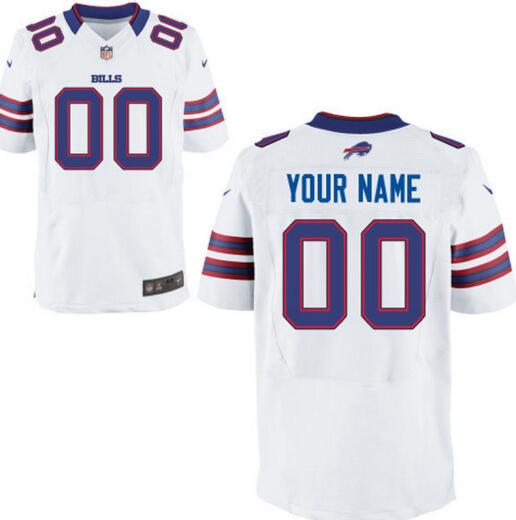 Buffalo Bills Nike Royal white Custom Elite Jersey for Men women youth kids