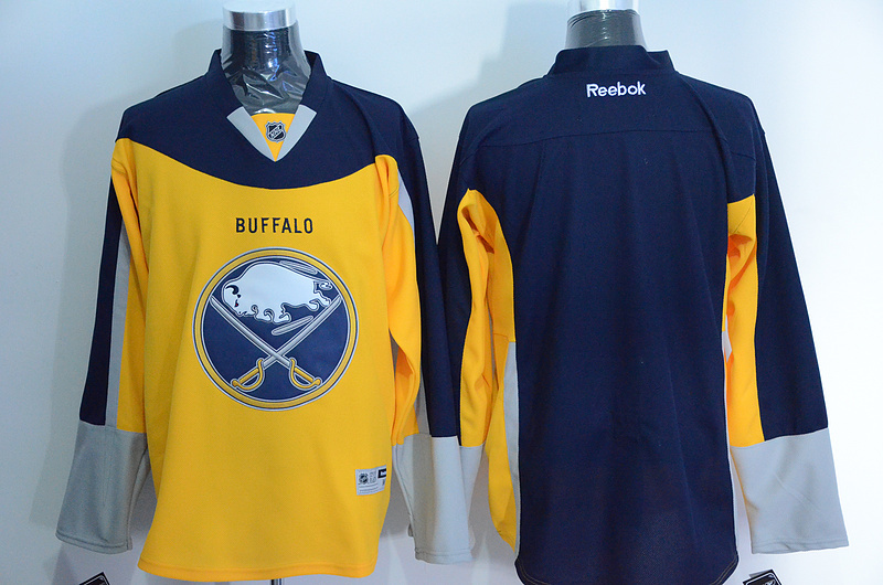 Buffalo Sabres blank yellow Blue men ice hockey nhl jerseys