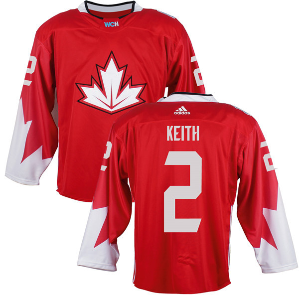 Canada  World Cup 2 Duncan Keith red men nhl hockey jerseys 2016