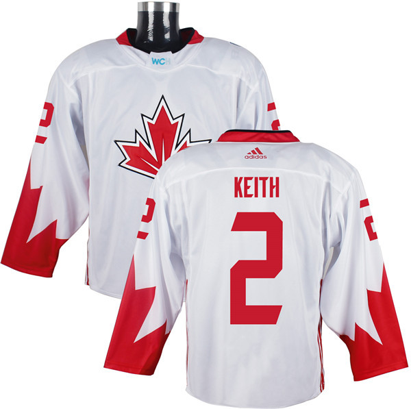 Canada  World Cup 2 Duncan Keith white men nhl hockey jerseys 2016