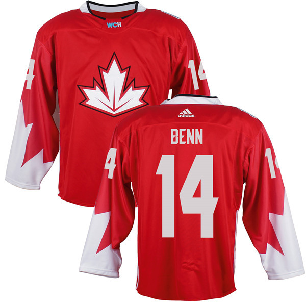 Canada World Cup 14 Jamie Benn red men nhl hockey jerseys 2016