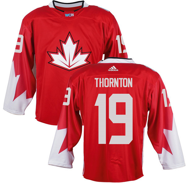 Canada World Cup 19 Joe Thornton red men nhl hockey jerseys 20016