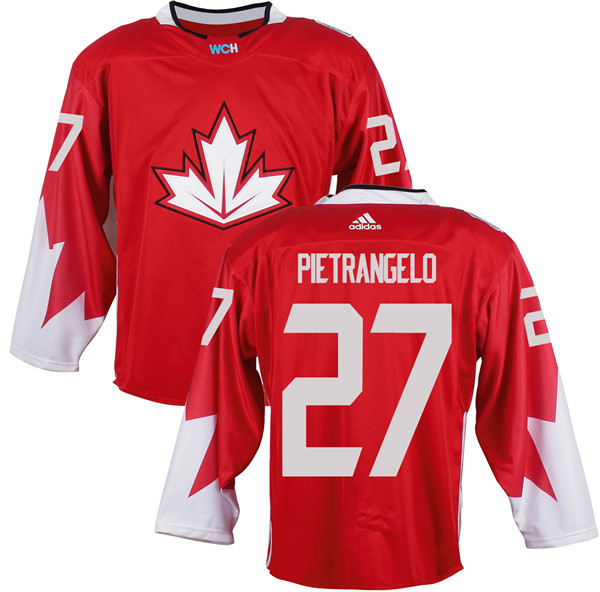 Canada World Cup 27 Alex Pietrangelo red men nhl hockey jerseys 20016