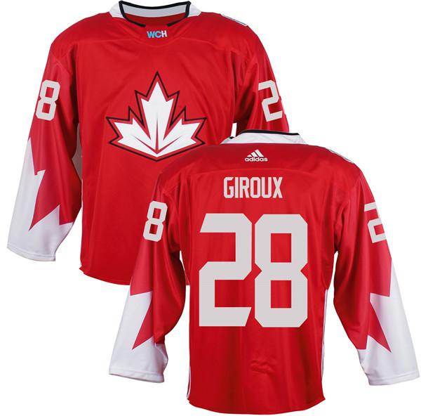 Canada World Cup 28 Claude Giroux red men nhl hockey jerseys 20016