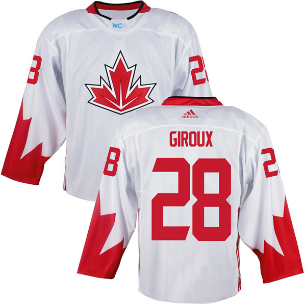 Canada World Cup 28 Claude Giroux white men nhl hockey jerseys 20016