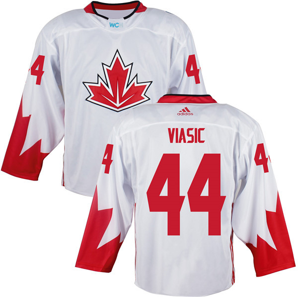 Canada World Cup 44 Viasic white men nhl hockey jerseys 20016