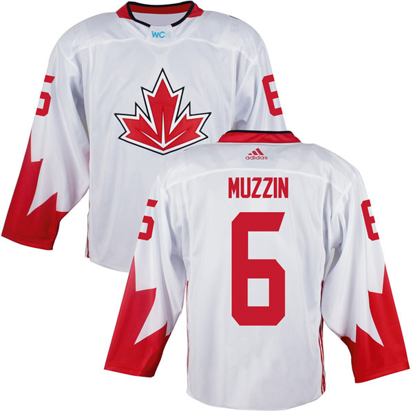 Canada World Cup 6 Jake Muzzin white men nhl hockey jerseys 2016