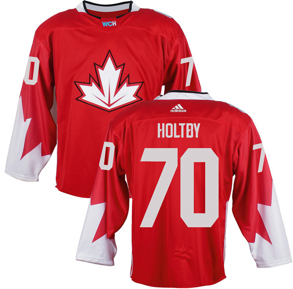 Canada World Cup 70 Braden Holtby red men nhl hockey jerseys 20016