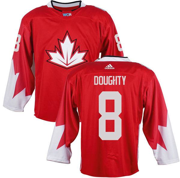 Canada World Cup 8 Drew Doughty red men nhl hockey jerseys 2016