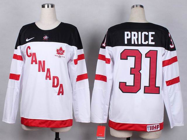 Canada team Carey Price 31 white women hockey jerseys 100th