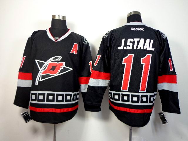 Carolina Hurricanes #11 Jordan Staal black men nhl ice hockey jerseys