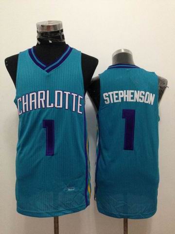 Charlotte Hornets 1 Lance Stephenson cyan adidas men nba basketball Jersey