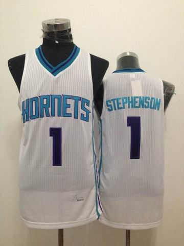 Charlotte Hornets 1 Lance Stephenson white adidas men nba basketball Jersey