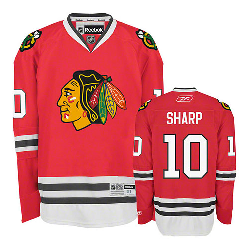 Chicago Blackhawks 10 Patrick Sharp nhl Red Home Jerseys