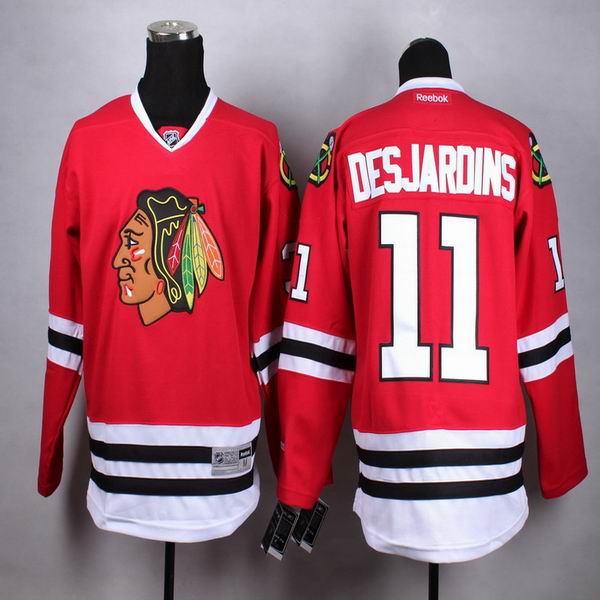 Chicago Blackhawks 11 Andrew Desjardins red men nhl Jerseys