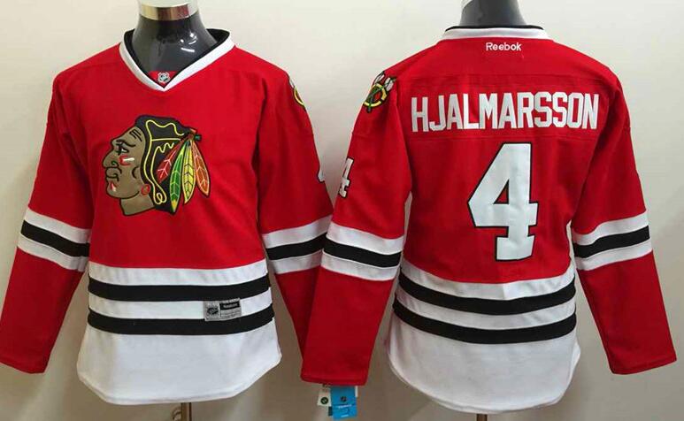 Chicago Blackhawks 4 Niklas Hjalmarsson red men ice hockey nhl jerseys