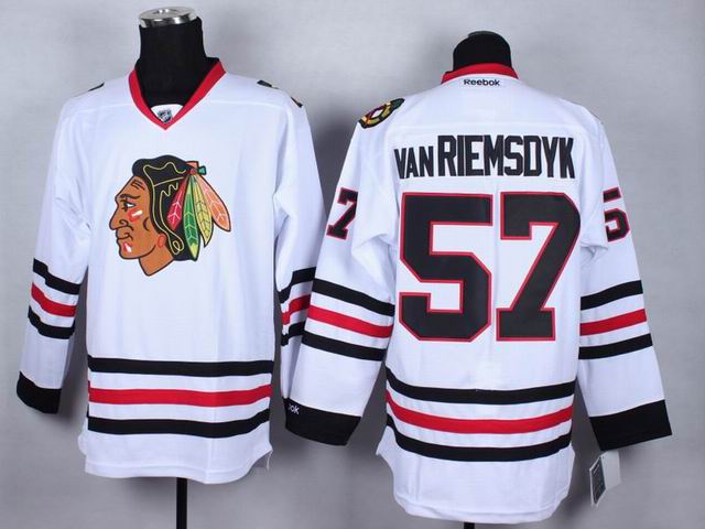 Chicago Blackhawks 57 Trevor Van Riemsdyk white Ice Hockey Jersey