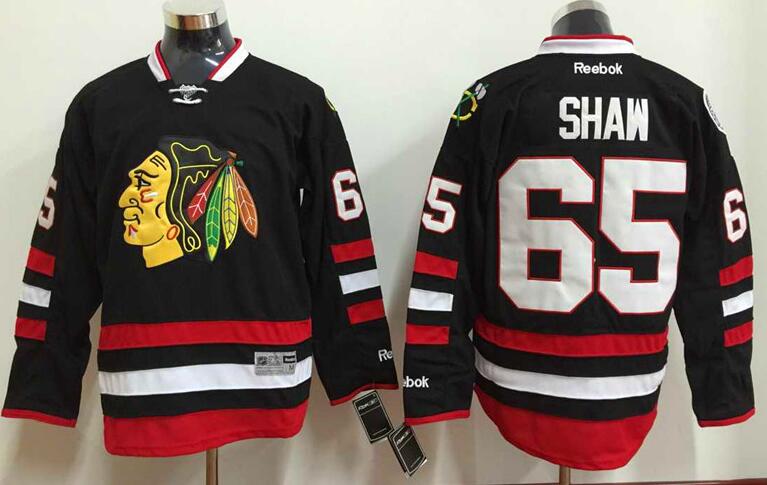 Chicago Blackhawks 65 Andrew Shaw  black new Ice hockey Jersey