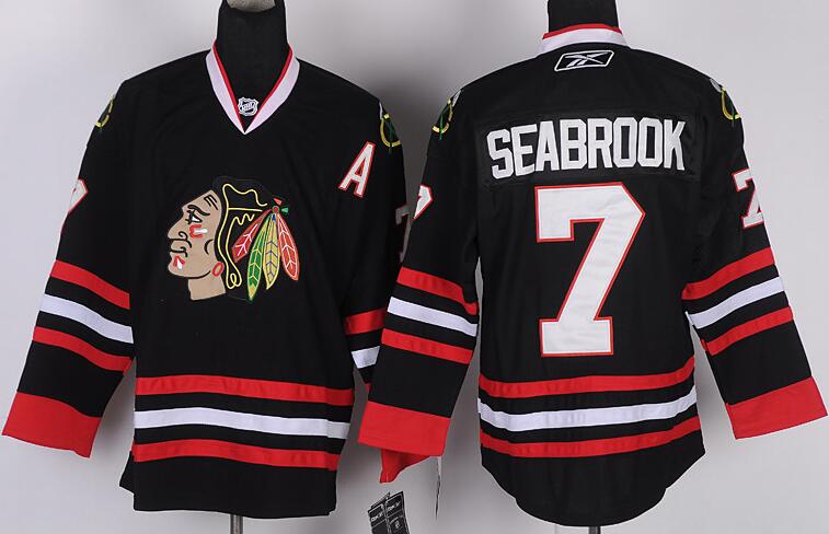 Chicago Blackhawks 7 Brent Seabrook Black nhlhockey Jerseys