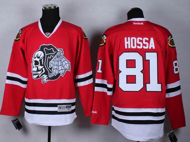 Chicago Blackhawks 81 Marian Hossa red Ice Hockey jerseys