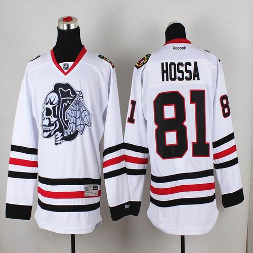 Chicago Blackhawks 81 Marian Hossa white men nhl ice hockey jersey