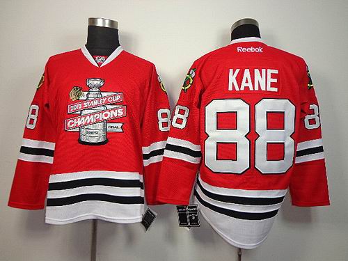 Chicago Blackhawks 88 KANE red 2013 NHL Stanley Cup Final Champions Silver