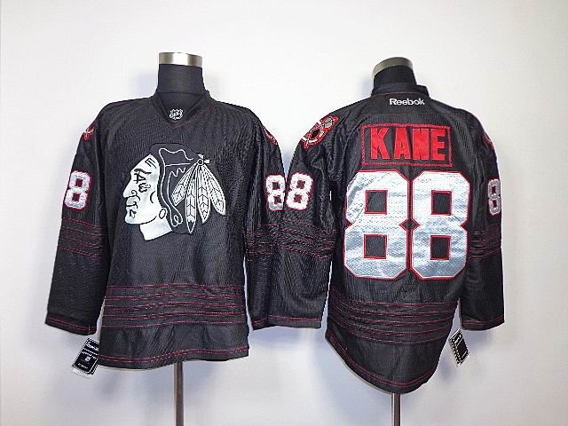 Chicago Blackhawks 88 Patrick Kane Black men NHL Jerseys
