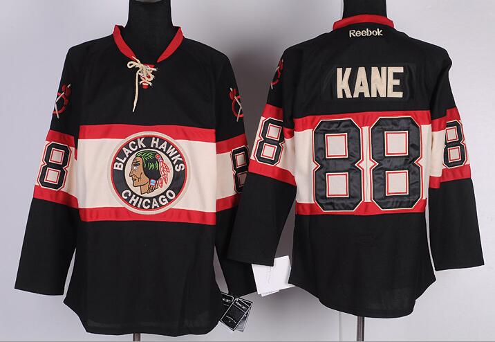 Chicago Blackhawks 88 Patrick Kane black Ice Hockey Jersey