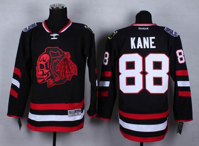 Chicago Blackhawks 88 Patrick Kane black Ice Hockey Jerseys