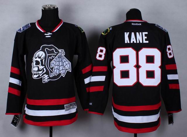 Chicago Blackhawks 88 Patrick Kane black men ice hockey jerseys