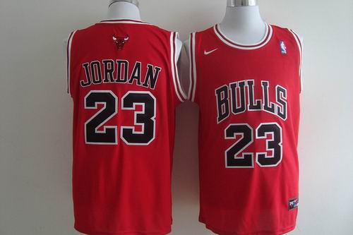 Chicago Bulls 23 Michael Jordan red Latin Nights Swingman Jersey