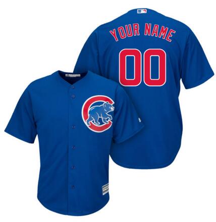Chicago Cubs jerseys Majestic Home blue 2016 World Series Champions Cool Base Custom any name number