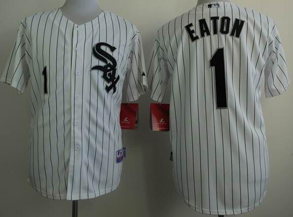 Chicago White Sox 1 Adam Eaton White men baseball mlb jerseys