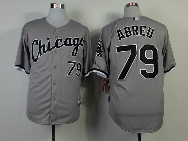 Chicago White Sox 79 Jose Abreu gray men baseball mlb Jersey