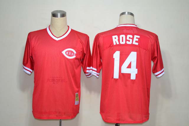 Cincinnati Reds 14 Pete Rose Red men baseball mlb Jerseys