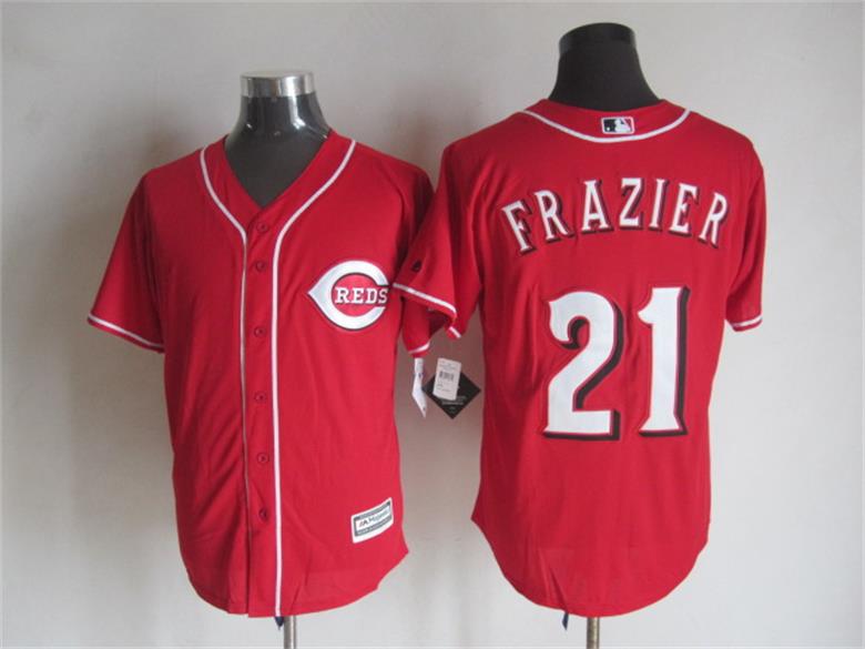 Cincinnati Reds 21 Todd Frazier red majestic men baseball mlb jersey