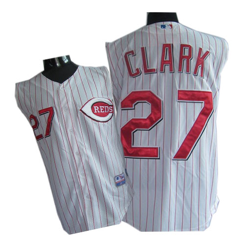 Cincinnati Reds 27 Clark White men baseball mlb jerseys