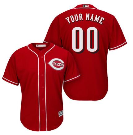 Cincinnati Reds jerseys Majestic Red Cool Base Custom any name number