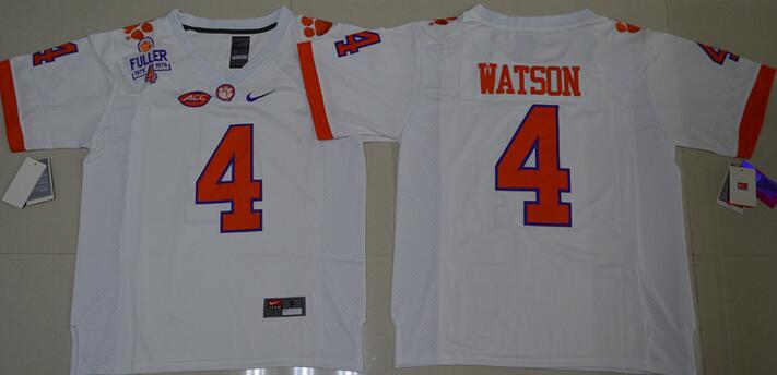 Clemson Tigers 4 Deshaun Watson white men NCAA college Football Jersey