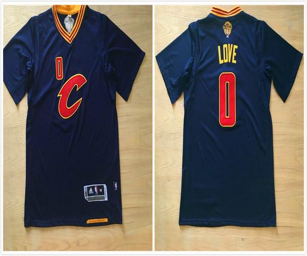 0 Kevin Love dark blue nba short sleeves  jerseys