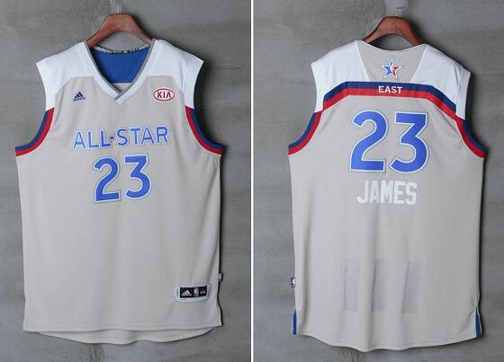 Cleveland Cavaliers 23 LeBron Jameeland basketball 2017 NBA All Star Jerseys